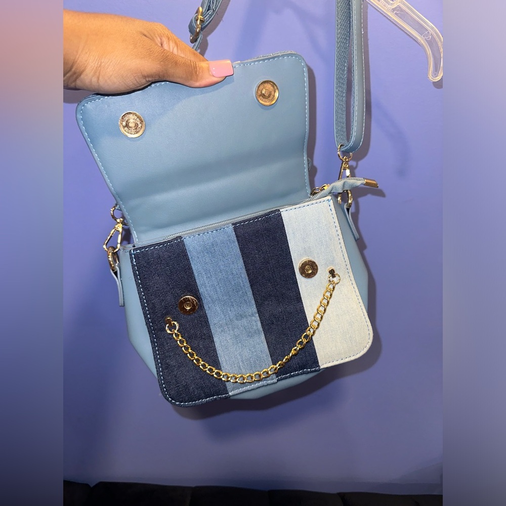 Patchwork Denim Purse - image 3